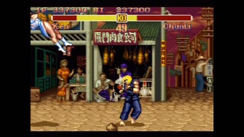 Super Street Fighter II (Actual SNES Capture) - Ken Playthrough on Max Difficulty