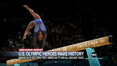 Simone Biles and Katie Ledecky make history at Paris Olympics