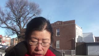 Luodong And Wife Film Tree Stump Removal In Front Of Their Home