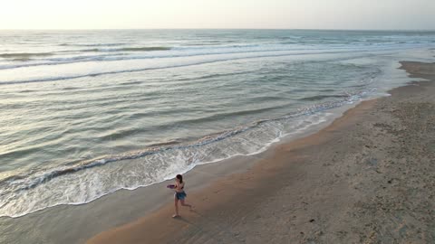 Ashley Wilson's Walk on the beach