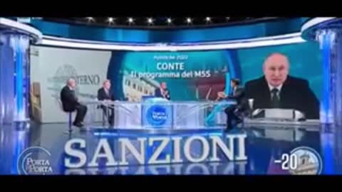 GIUSEPPE CONTE A ‘PORTA A PORTA’ - “PROSTITUTE IN AZIONE!!”😂😅😂