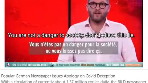 German newspaper issues apology on covid deception