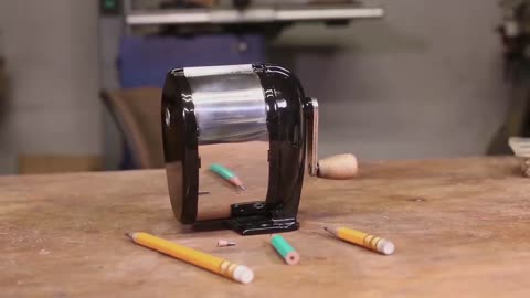 Vintage Pencil Sharpener Restoration & Modification --- AF invention