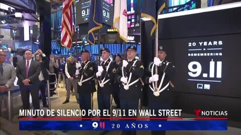 Wall Street rindió homenaje a los caídos en el 9_11 _ Noticias Telemundo