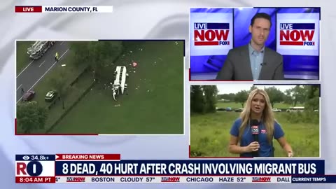 Migrant bus crash_ 8 killed, 40 hurt in Ocala, Florida _ LiveNOW from FOX