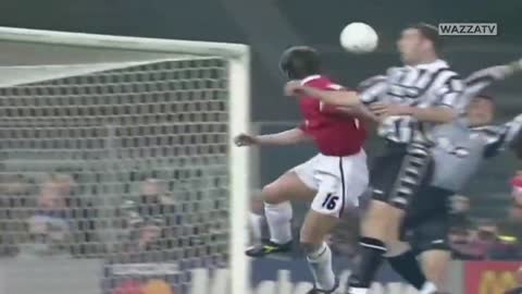 CHAMPIONS LEAGUE SEMI FINAL SECOND LEG MAN UTD VS JUVENTUS 1999