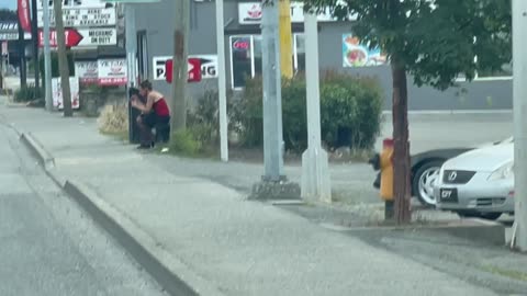 Perverted man mocking women in broad daylight in chilliwack