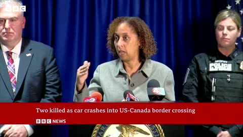 US-Canada border crash not terror-related, says New York governor - BBC News