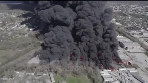 Richmond, Indiana massive fire