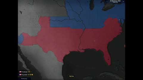 Age of civilization 2 timelapse confederation wins the secession war