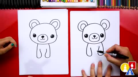 How To Draw A Teddy Bear - US National Teddy Bear Day