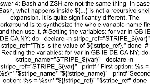 Accessing an env var whose name comes from an interpolated string