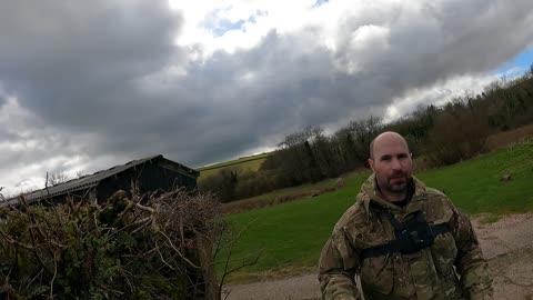 Vlog and hike at a paid campsite Dsrtmoor. 26th March 2023