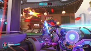 Overwatch2 - Zarya quadrakill :)