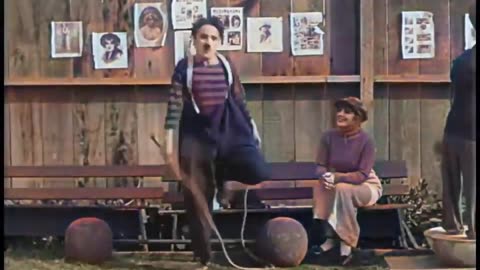 The Champion - Charlie Chaplin - Color Version (Laurel & Hardy)