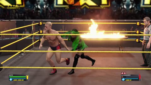 WWE 2k22_ Shotzi vs Ilja Dragunov _intergender _wrestling_ man vs woman