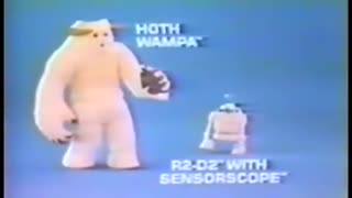 Star Wars 1981 TV Vintage Toy Commercial - Empire Strikes Back Hoth Wompa and R2-D2