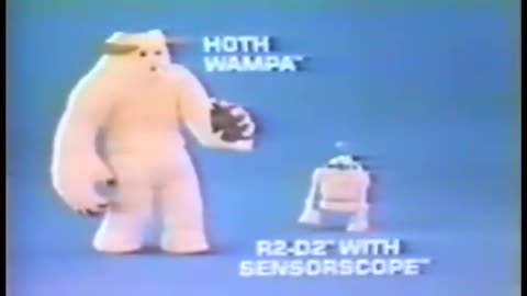 Star Wars 1981 TV Vintage Toy Commercial - Empire Strikes Back Hoth Wompa and R2-D2