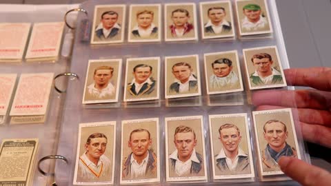 Vintage Cricket Card Collection from 1920's to 1940's