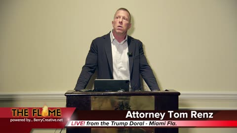 The FLAME - Attorney Tom Renz Press Conference - ReAwaken Tour Miami