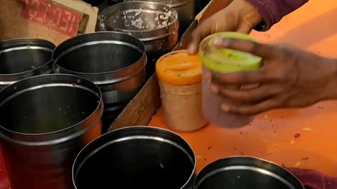 Bhel snacks at streets