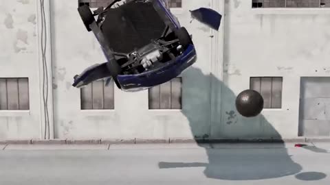 Cars vs Cannonball _ BeamNG Drive Crash