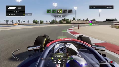 UNEDITED F1 GAME RACE BAHRAIN