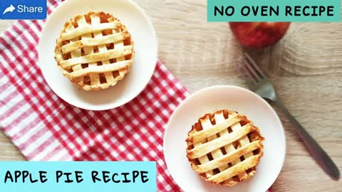 Apple pie in a slow cooker recipe | Eggless apple pie recipe