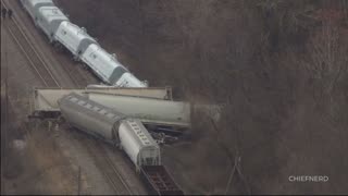 ANOTHER Train Carrying Hazardous Materials Is Derailed In Detroit