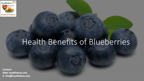 Health benefits of Blueberries