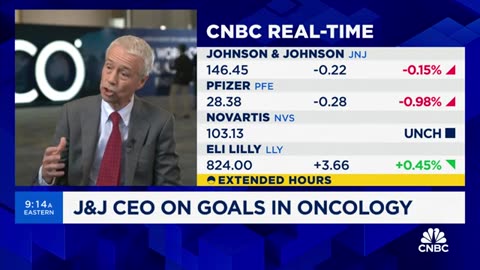 Johnson & Johnson CEO: Our aim is to become the number one oncology company