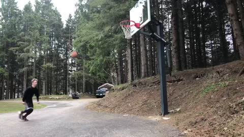 5’8” Kid Attempting to Dunk on a 10 Foot Basketball Hoop - 5’8” Dunk Journey