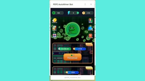 big mining mini app pepe autominer earn pepe