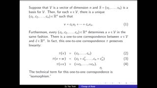 Change of Basis - Linear Algebra