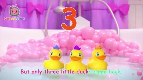 Five Little Ducks in the Bath Song! _ CoComelon Nursery Rhymes & Kids Songs