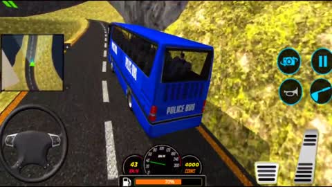 US Police Bus Driving Games #3 | Crazy US Police Bus Games | Android IOS Gameplay