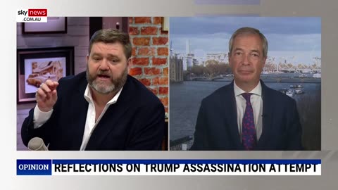 Nigel Farage says Trump is the bravest man he has ever met