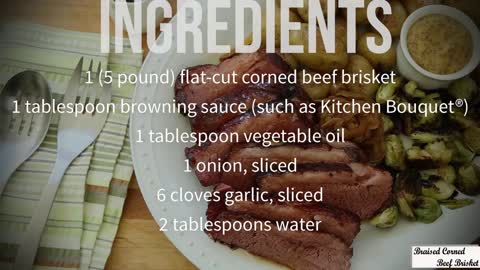 Braised Corned Beef Brisket