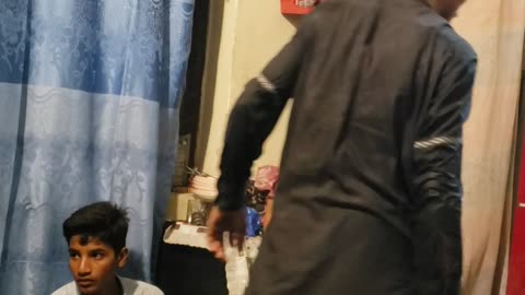 Dance performance in home party by a friend