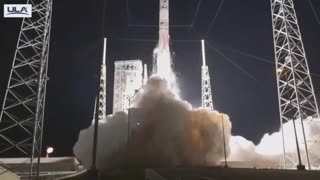 Vulcan rocket with lunar lander lifts off for the first U.S. landing on the moon