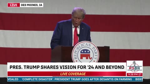 FULL SPEECH_ President Donald J. Trump in Des Moines, IA