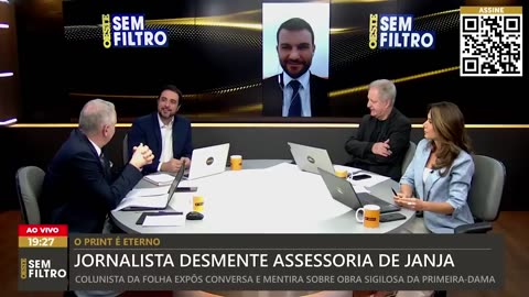 Colunista social da Folha desmente assessoria de Janja.