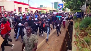 Kenyans march against planned tax rises