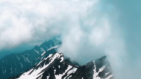 Snowed mountains