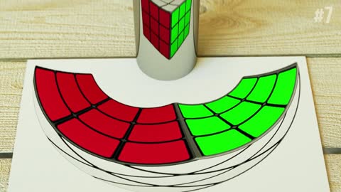 Optical illusion Rubik's Cube 10