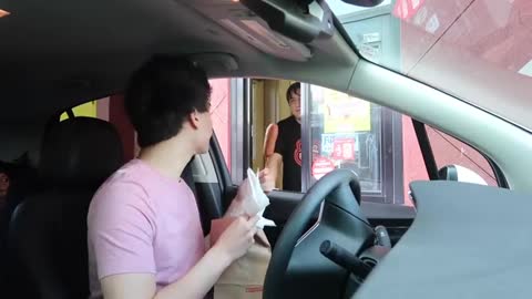 Identical Twins Prank at the Drive-thru