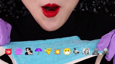 TIKTOK EMOJI MUKBANG ASMR TIKTOK EMOJI FOOD CHALLENGE #9