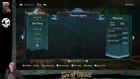 Sailin' solo late on a Saturday night| Sea of Thieves [Xbox Series S]|