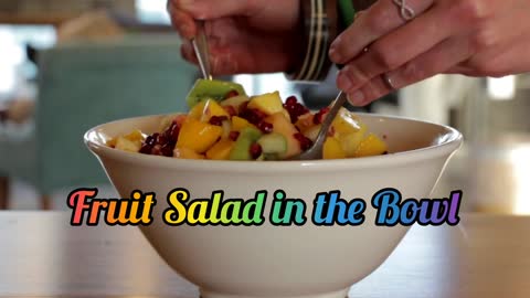 Fruit Salad in the Bowl