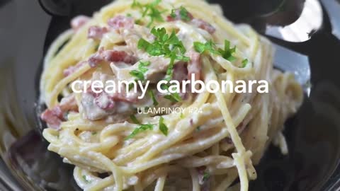 Filipino Food - Spaghetti " Carbonara " | Cook, Eat and Enjoy!